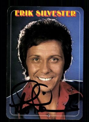 Erik Silvester Autogrammkarte Original Signiert + M 3052
