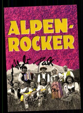 Alpen Rocker Autogrammkarte Original Signiert + M 3332
