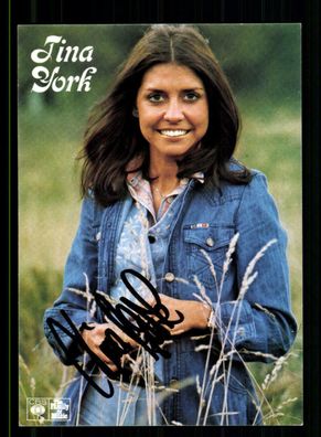 Tina York Autogrammkarte Original Signiert + M 3401