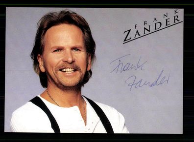 Frank Zander Autogrammkarte Original Signiert + M 3556