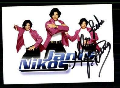 Janis Nikos Autogrammkarte Original Signiert + M 3661