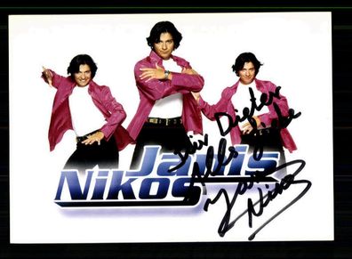 Janis Nikos Autogrammkarte Original Signiert + M 3662