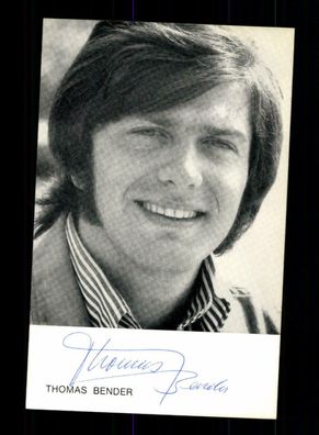 Thomas Bender Autogrammkarte Original Signiert + M 3710