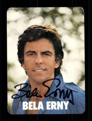 Bela Erny Autogrammkarte Original Signiert + M 3800