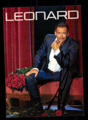 Leonard Autogrammkarte Original Signiert + M 4032