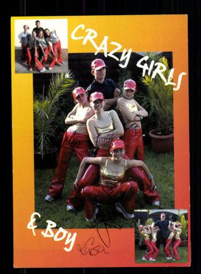 Crazy Boys and Girls Autogrammkarte Original Signiert + M 4417