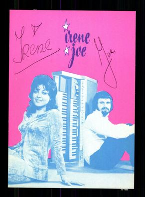 Irene und Joe Autogrammkarte Original Signiert + M 4525