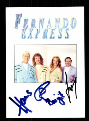 Fernando Express Autogrammkarte Original Signiert + M 4535