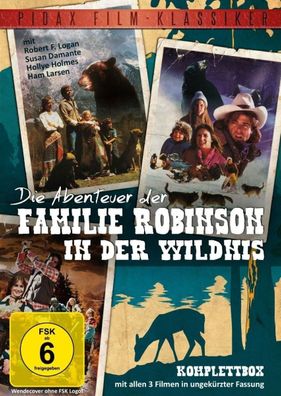 Die Abenteuer der Familie Robinson in der Wildnis - Komplettbox [DVD] Neuware