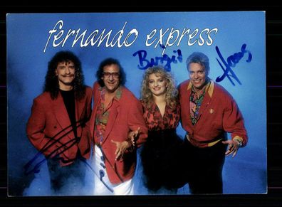 Fernando Express Autogrammkarte Original Signiert + M 5122