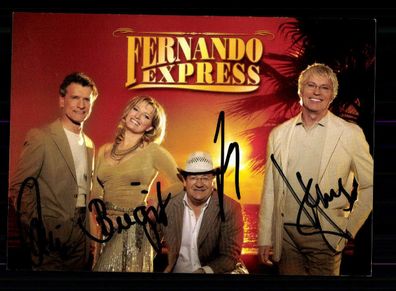 Fernando Express Autogrammkarte Original Signiert + M 5126