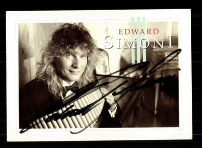 Edward Simoni Autogrammkarte Original Signiert + M 5133