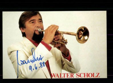 Walter Scholz Autogrammkarte Original Signiert + M 5159