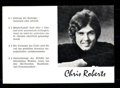 Chris Roberts Autogrammkarte Original Signiert + M 5179
