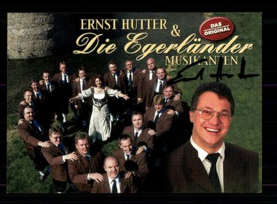 Ernst Hutter Autogrammkarte Original Signiert + M 5214