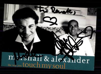 Marshall und Alexander Autogrammkarte Original Signiert + M 5310