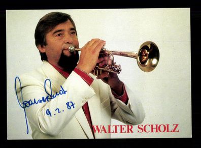 Walter Scholz Autogrammkarte Original Signiert + M 5354