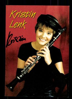 Kristin Lenk Autogrammkarte Original Signiert + M 5717