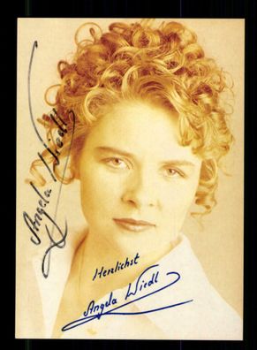 Angela Wiedl Autogrammkarte Original Signiert + M 5747