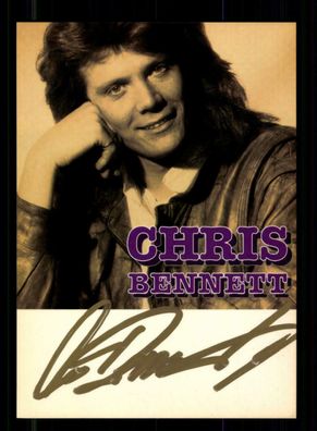 Chris Bennett Autogrammkarte Original Signiert + M 6170