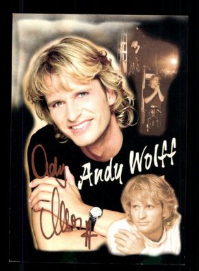 Andy Wolff Autogrammkarte Original Signiert + M 6393