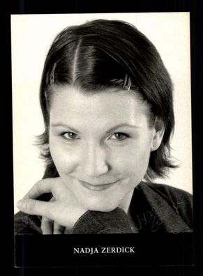 Nadja Zerdick Ludwig 2 Autogrammkarte Original Signiert + M 6400