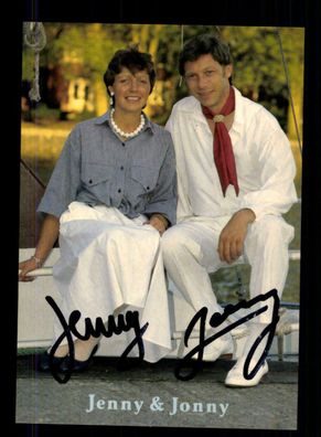 Jenny und Jonny Autogrammkarte Original Signiert + M 6408