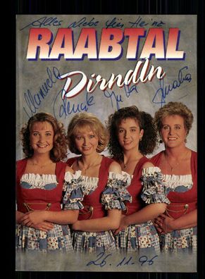 Raabtal Dirndln Autogrammkarte Original Signiert + M 6604