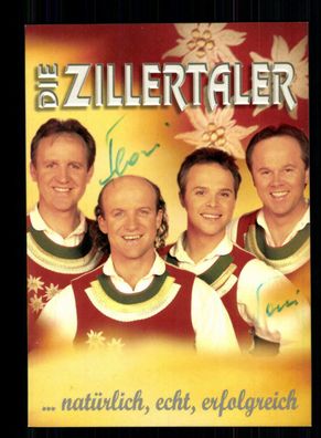 Die Zillertaler Autogrammkarte Original Signiert + M 6612