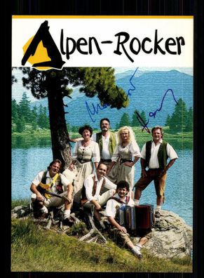Alpen Rocker Autogrammkarte Original Signiert + M 6677