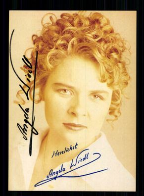 Angela Wiedl Autogrammerkarte Original Signiert + M 6796