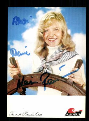 Karin Rauschen Autogrammkarte Original Signiert + M 7153