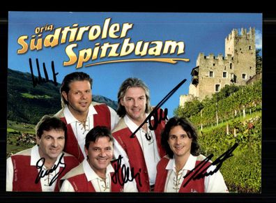 Südtrioler Spitzbuam Autogrammkarte Original Signiert + M 7463