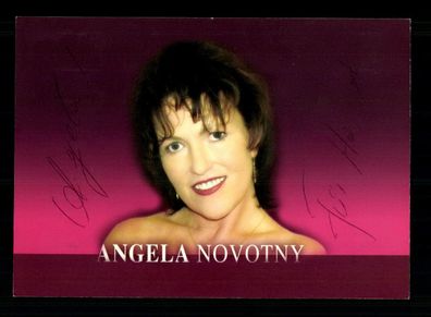 Angela Novotny Autogrammkarte Original Signiert + M 7731