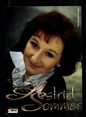 Astrid Sommer Autogrammkarte Original Signiert + M 1580