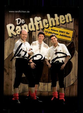 De Randfichten Autogrammkarte Original Signiert + M 2381