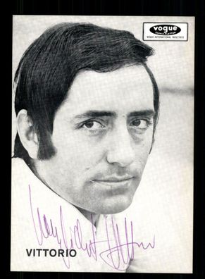 Vittorio Autogrammkarte Original Signiert + M 2456