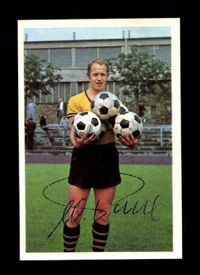 Wolfgang Paul Borussia Dortmund Bergmann Sammelbild 1965/66 Original Signiert