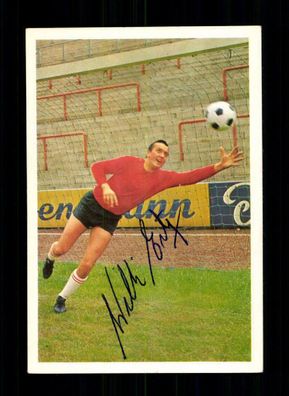 Willi Ertz Borussia Neunkirchen 1965-66 Bergmann Sammelbild Original Signiert