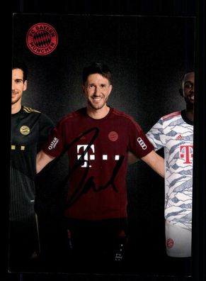 Benjamin Glück Autogrammkarte Bayern München 2021-22 Original Signiert