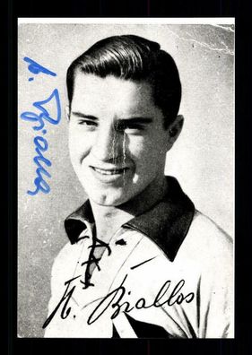 Hans Biallas DFB Nationalspieler 30er Jahre Foto Original Signiert + A 220450