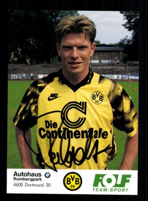 Knut Reinhardt Autogrammkarte Borussia Dortmund 1992-93 Original + A 220616