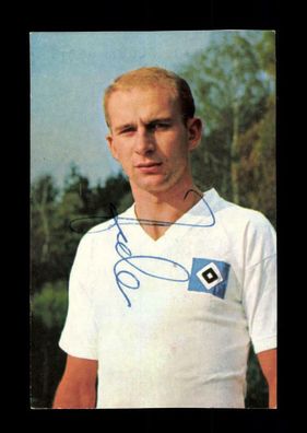 Holger Dieckmann Hamburger SV SC Bergmann Sammelbild 1965-66 Orig Sign+ A 220727