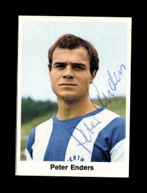 Peter Enders Hertha BSC Berlin Bergmann Sammelbild 1970-71 Original Si+ A 220799