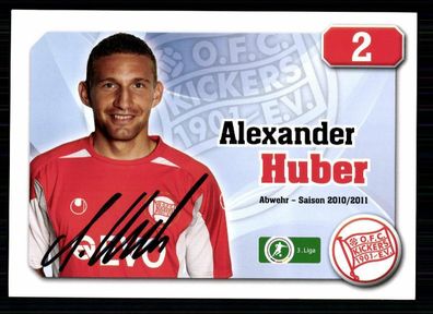 Alexander Huber Autogrammkarte Kickers Offenbach 2010-11 Original Sign + A 71705