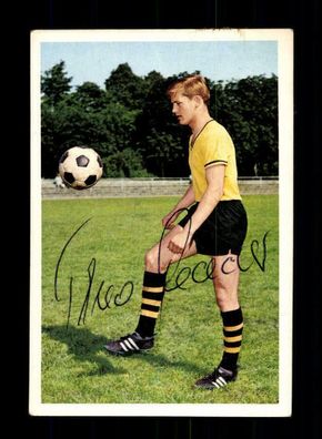 Theo Redder Borussia Dortmund Bergmann Sammelbild 1967-68 Original Signiert