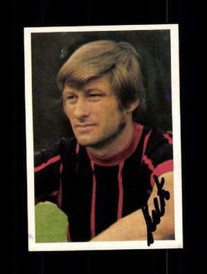 Friedel Lutz Eintracht Frankfurt Bergmann Sammelbild 1972-73 Orig Sign+ A 220979