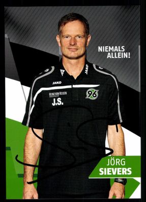 Jörg Sievers Autogrammkarte Hannover 96 2015-16 Original Signiert + A 221156