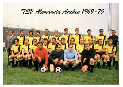Alemannia Aachen Mannschaftskarte 1969-70