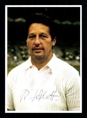 Rudi Schlott Autogrammkarte 1. FC Köln Trainer 70er Jahre Original Signiert